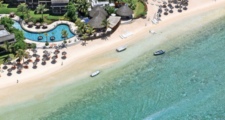 Luftbildaufnahme Heritage Resorts Mauritius