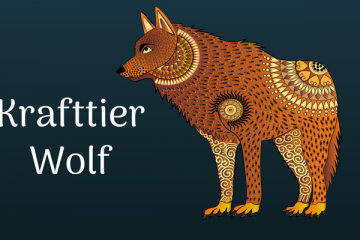 Das Krafttier Wolf ist als Rudeltier für die Sicherheit einer Gemeinschaft verantwortlich