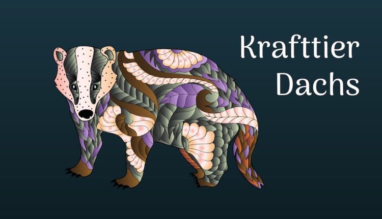 Krafttier Dachs