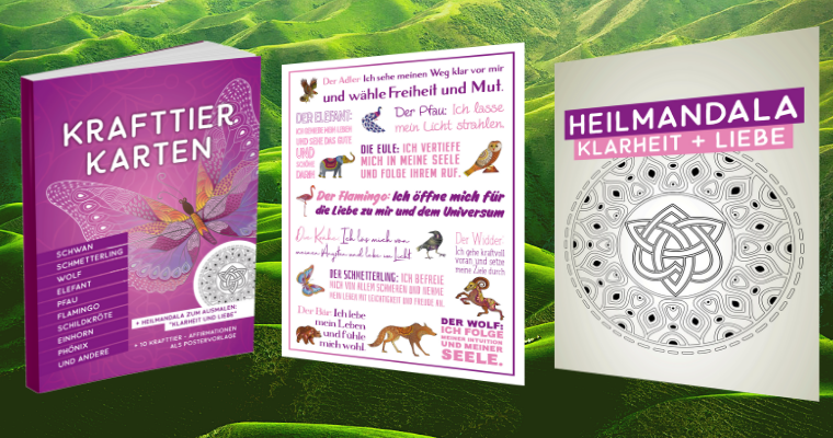 Krafttier Krafttiere Mandala Gratis Buch