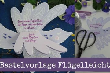 Bastelvorlage Flügelleicht