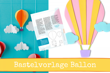 Basteln PDF Download Ballon