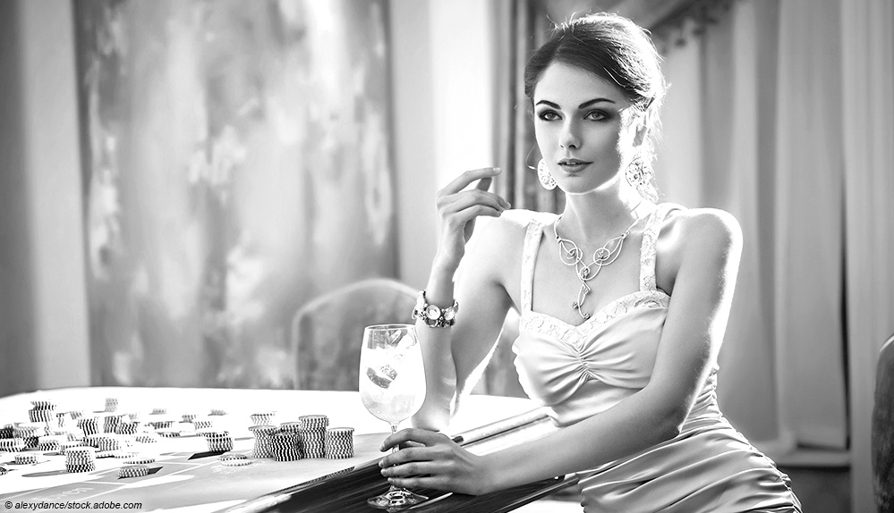 Frau Casino Kleid