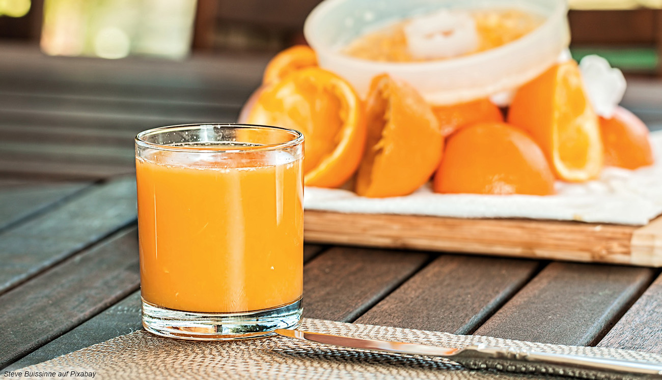 Frischer Orangensaft
