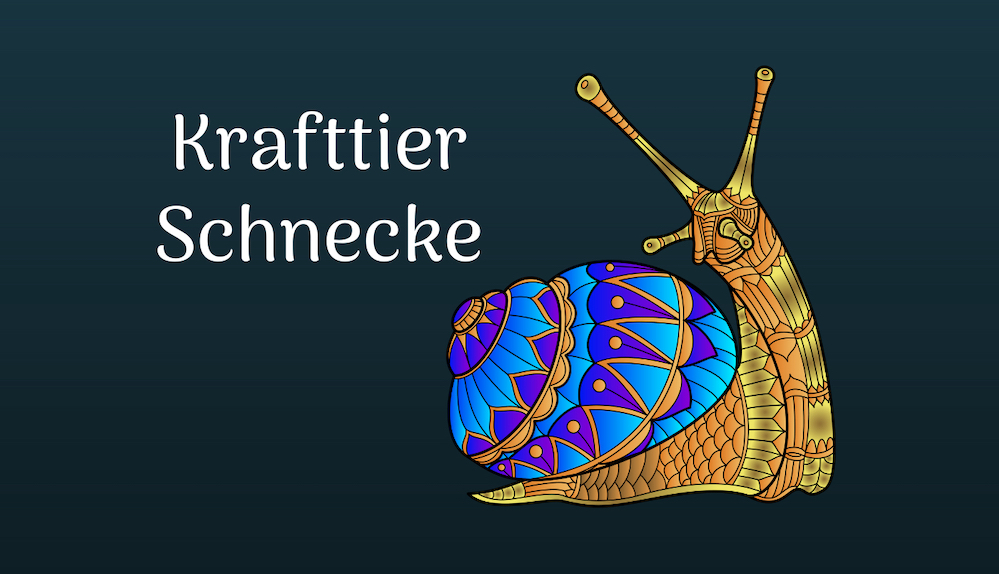 Schnecke als Krafttier