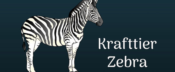 Zebra als Krafttier