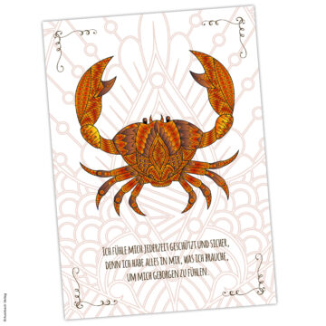 Kraftkarte Krabbe