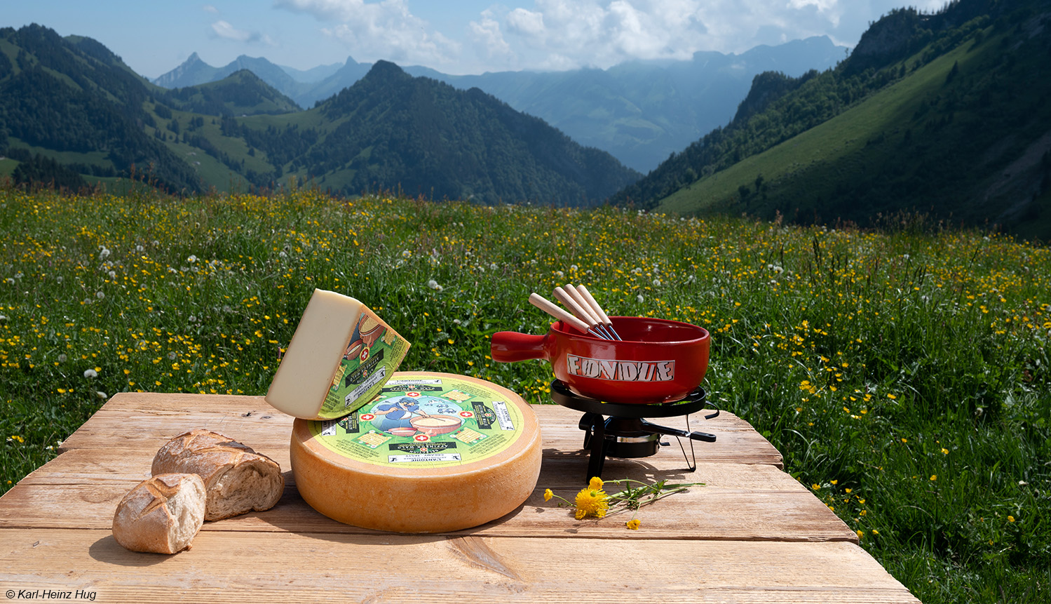 Käse auf der Alm