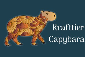 Krafttier Capybara (Wasserschwein)