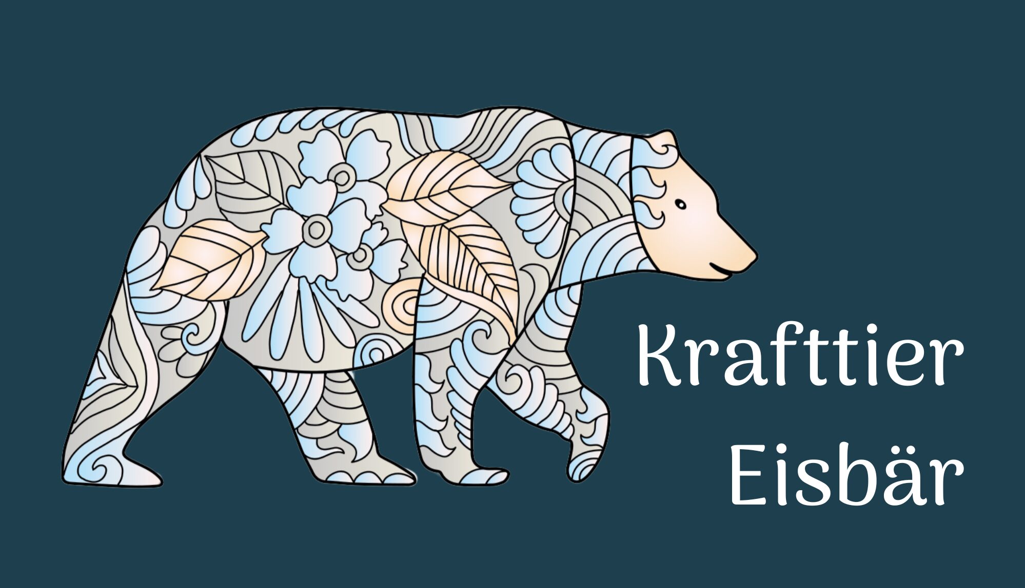 Krafttier Eisbär