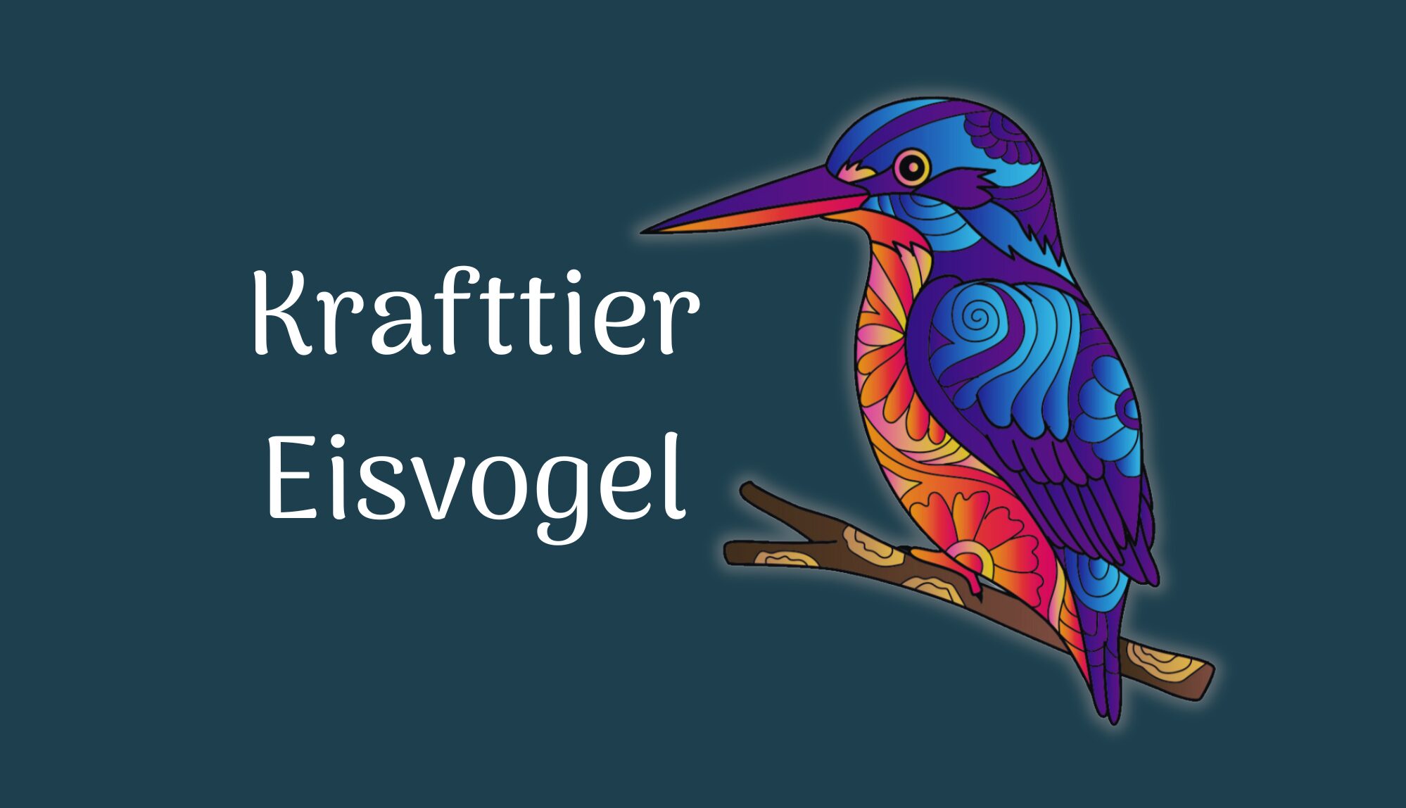 Krafttier Eisvogel