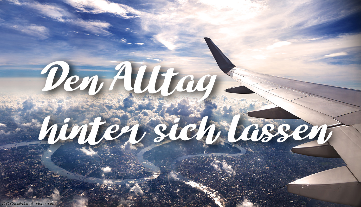 Urlaub Flugzeug Alltag Sonne