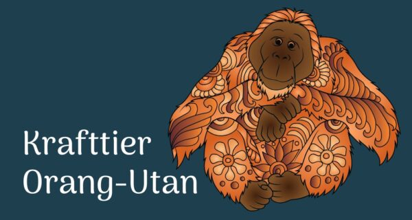 Krafttier Orang-Utan - Gelassenheit - innere Weisheit - Verbundenheit