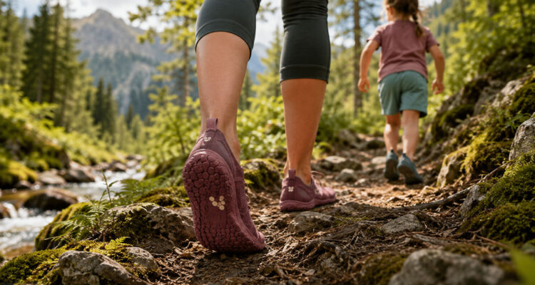 Barfu&szlig;schuhe im Wald