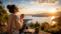 positive Gedanken verbessern Leben - Frau mit Tasse