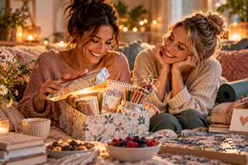 Freundinnen und Geschenke